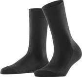 FALKE Family duurzaam katoen sokken dames zwart - Maat 39-42