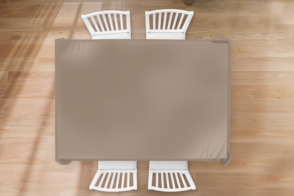 Tafelkleed - Tafellaken - 200x130 cm - Bakery brown - Interieur - Aardetinten - Binnen en Buiten