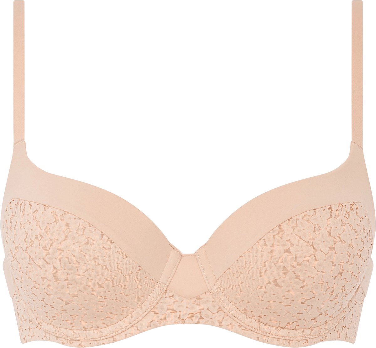 Chantelle - Norah - T-Shirt BH - Bedekkend - Soft Feel - GOLDEN BEIGE