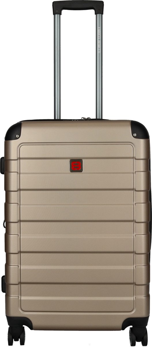 Enrico Benetti Rochester Middelgrote Koffer - 65 cm - 62,5/72 liter - Expandable - TSA slot - Champagne