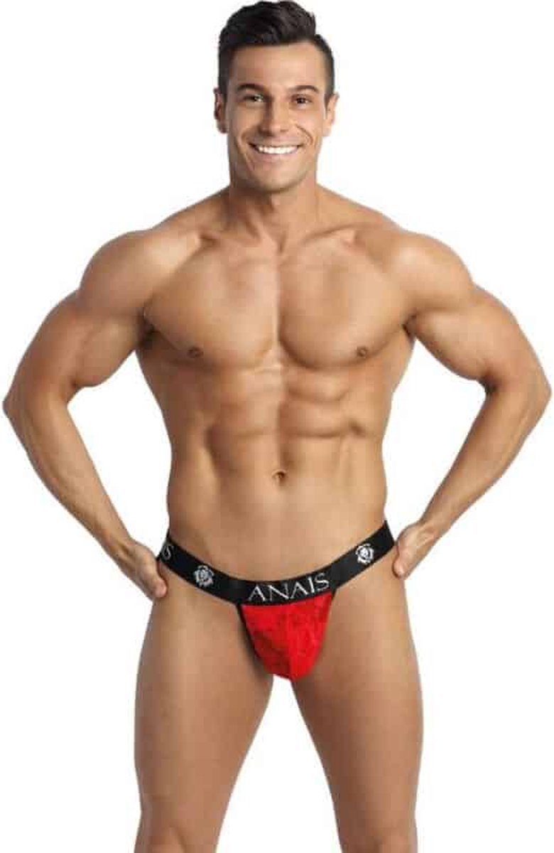 Goedkoopste Anais Men Brave - Erotisch Heren Ondergoed - Jockstrap - Rood/zwart - S