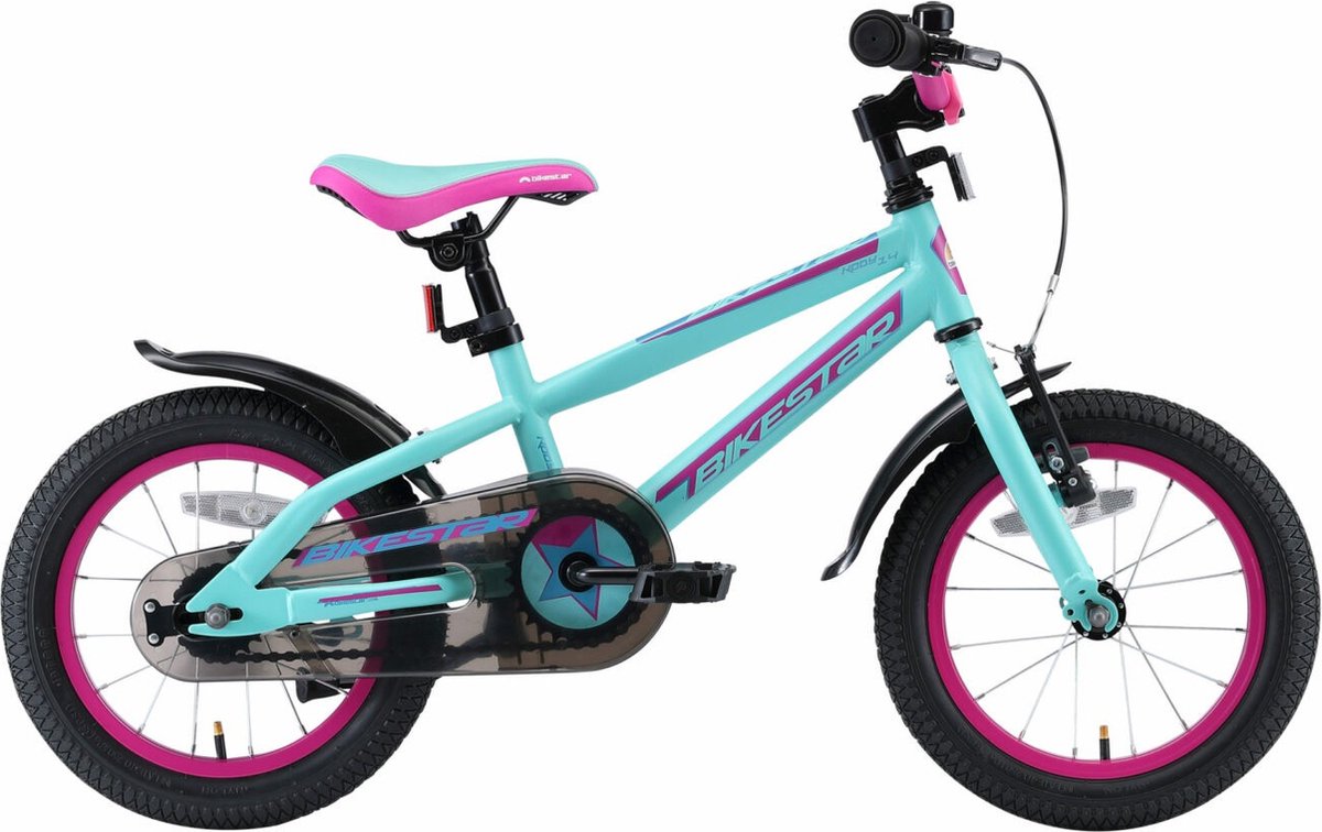 Bikestar 14 pouces Urban Jungle turquoise violet bol