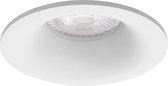 Premium Inbouwspot Bora Wit Verdiepte ronde spot Extra Warm Wit (2700K) Met Philips LED