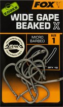 Fox Edges Armapoint Wide Gape Beaked X Micro Barbed 10pcs - Maat : Size 2