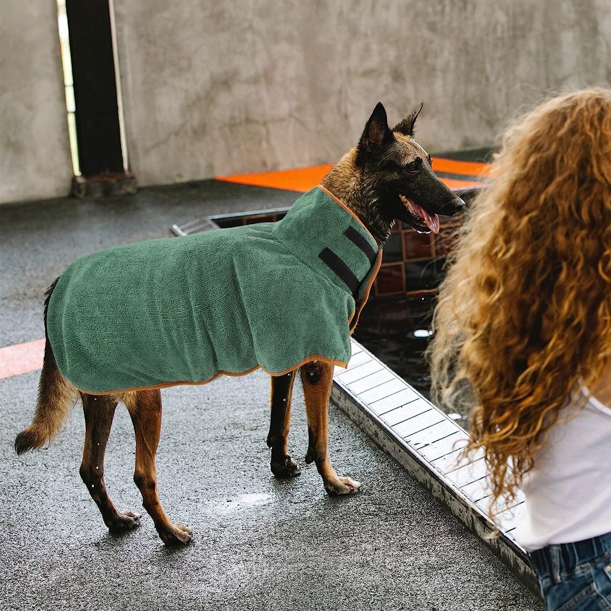 HhiMyOct Droogjas voor honden - Sneldrogende hondenhanddoek gewaad