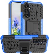 Coverup Rugged Kickstand Back Cover - Geschikt voor Samsung Galaxy A54 Hoesje - Blauw