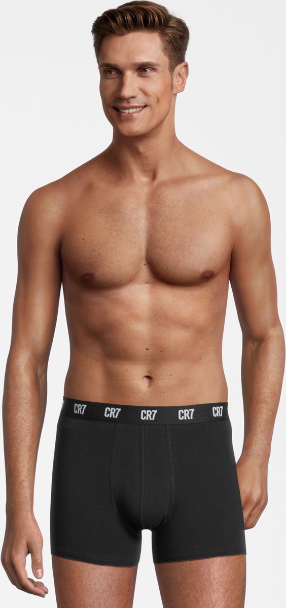 Boxer Basics 3 Packs de CR7 pour hommes Mélange de coton biologique