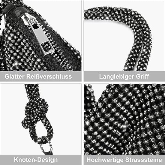 BBjinronjy Clutch Tas Avondtas Handtassen Tas met Afneembare Kettingriem voor Bruiloft Cocktailfeest Dames, Zilver 2, Medium BBjinronjy Clutch Tas Avondtas Handtassen Tas met Afneembare Kettingriem voor Bruiloft Cocktailfeest Dames, Zilver 2, Medium