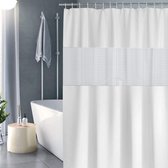 Douchegordijn wasbaar badkamergordijn van EVA voor badkamer 200x180cm met 12 douchegordijnringen