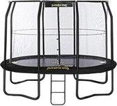 Jumpking Trampoline Met Net En Ladder Jumppod Oval 351 X 244 Cm Zwart (2016)