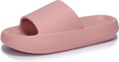 Geweo Badslippers Dame/Heren - Slippers - Waterdicht - Zwembad -Donkerroze - Maat 4445