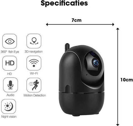 b'Huisdiercamera - Hondencamera - Beveiligingscamera - Camera Beveiliging - IP Camera' — afbeelding 3