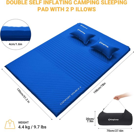 Slaapmat sleeping mat Zelfopblazend bol