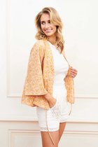 Kimono Everlee | Peach leaves print