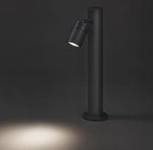 QAZQA solo - Moderne Staande Buitenlamp | Staande Lamp voor buiten Up Down - 1 lichts - H 455 mm - Antraciet - Buitenverlichting