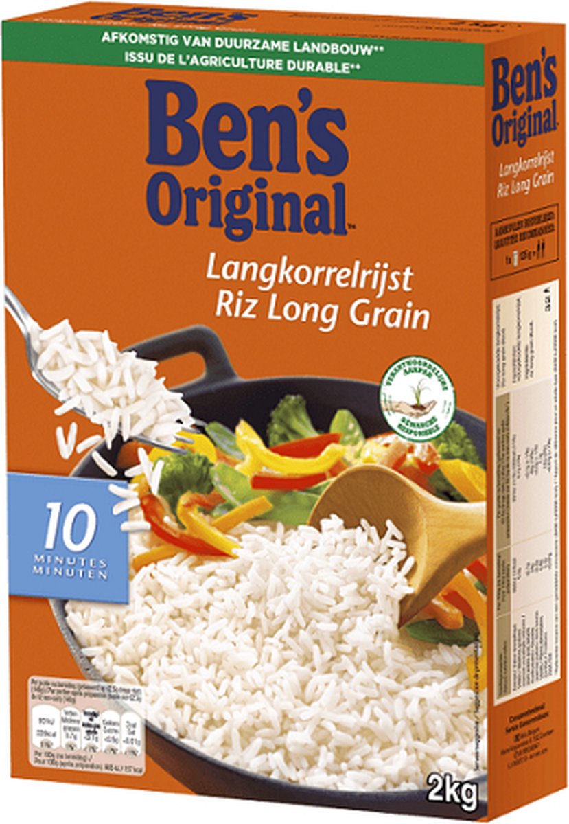 Ben's Original Riz Long Grain 20 Min. 2 kg