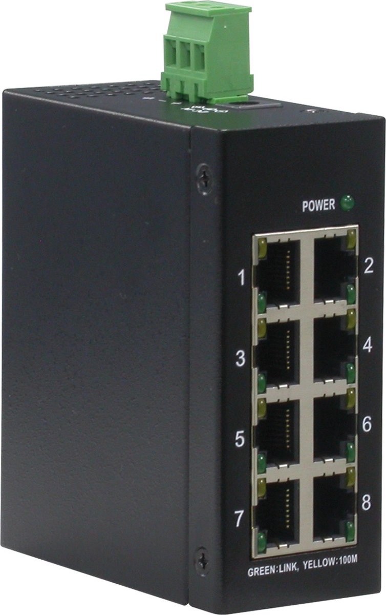 ROLINE Industrie Switch 8x RJ-45, unmanaged