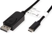 ROLINE USB type C - DisplayPort adapterkabel, v1.2, M/M, 2 m