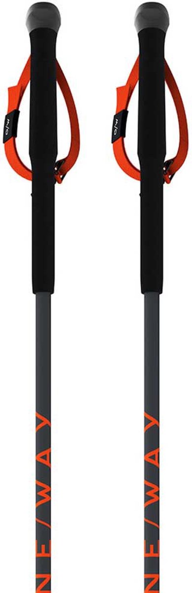 One Way Tr Carbon Vario Stokken Oranje 90-125 cm