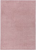 vidaXL - Vloerkleed - kortpolig - 120x170 - cm - roze