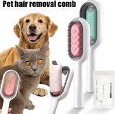 YAR Hondenborstel langharig/kortharig – Kattenborstel langharig/kortharig – Hondenkam – Kattenkam – Kattenhaar verwijderaar – Hondenhaar verwijderaar - Ontpluizer – Pluizenverwijderaar – Huisdierhaar verwijderaar – Pet Hair Remover