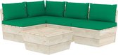 vidaXL-5-delige-Loungeset-met-kussens-pallet-vurenhout