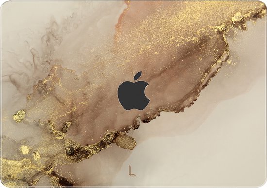 Lunso - MacBook Air 15 pouces (2023) - housse - Sweet Caramel