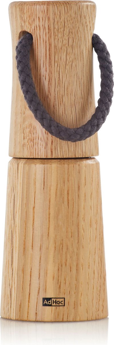 Adhoc - Yaso Peper- of Zoutmolen 17 cm - Eikenhout - Bruin