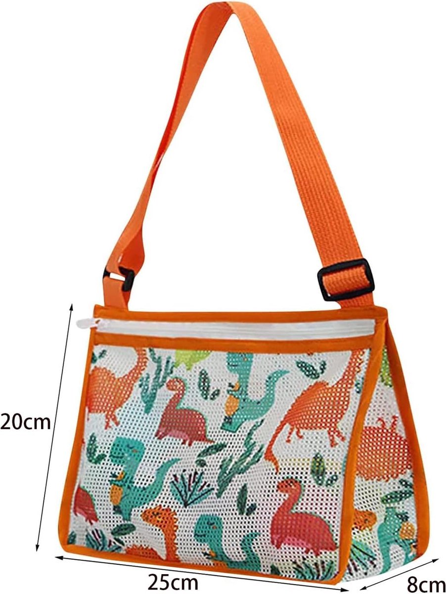 Ensemble Sacs Jouets Plage Fizdoqg - Grand Sac Filet Noir Avec Pelles à Sable Et Accessoires