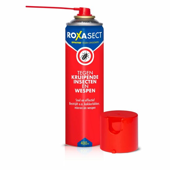 Roxasect Spray tegen Kruipende Insecten en Wespen - Insectenspray - Ongediertebestrijding - Insecten Spray - 400 ml