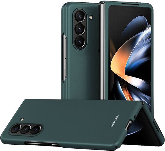 Samsung Galaxy Z Fold 5 Hoesje Hard Back Cover Groen bol