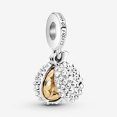 Fler® | Charme pour Bracelet Pandora | Durian, le roi des fruits Charme | Charme suspendu Charm | Argent sterling 925 | Multicolore | Bracelet Perle | Cadeau d'anniversaire, cadeau, cadeau