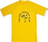JUJA - UV-Zwemshirt met korte mouwen voor kinderen - UPF50+ - Cool Coconut - Sunny geel - maat