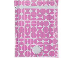 Retro Love Printed Cargo Bags - Verzendzakken voor Kleding - Verzendzakken Webshop - 245mmx 300mm (A4) - 50 stuks