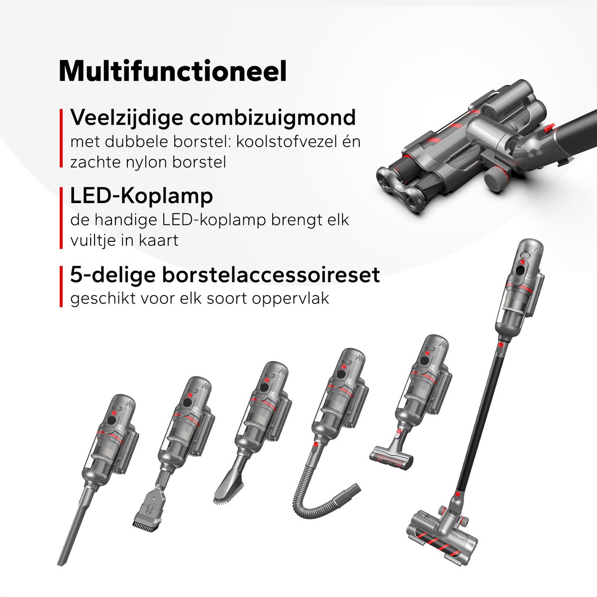 Puppyoo Puppyoo T12 Mate Handstofzuiger - afbeelding 5