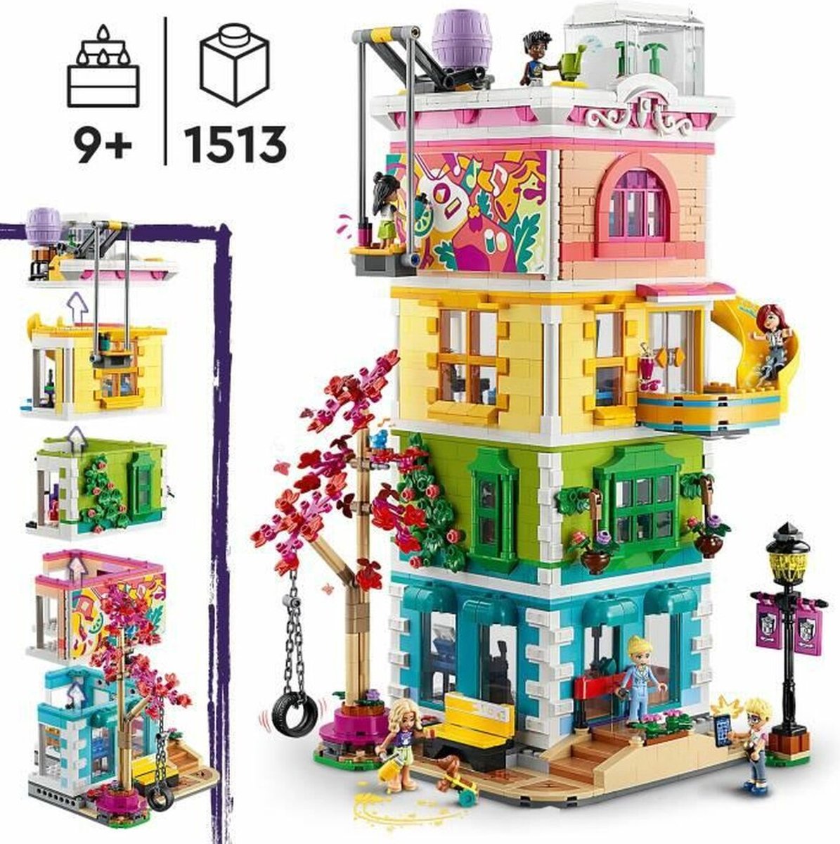 LEGO Friends Heartlake City Buurtcentrum Modular Building Speelgoed Set - 41748 — afbeelding 18