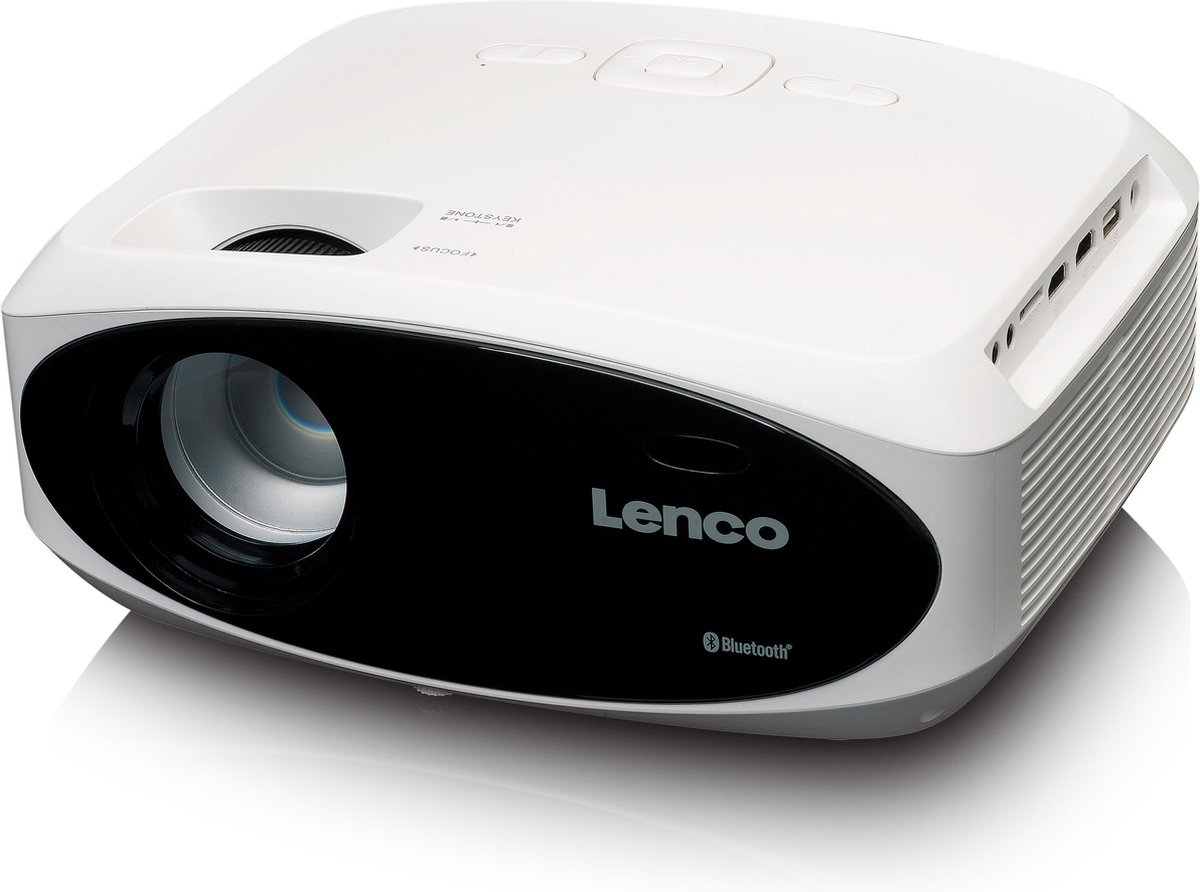 Lenco LPJ-500 vidéo-projecteur Vidéoprojecteur portable LCD 1080p  (1920x1080) Noir, Bleu