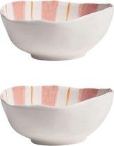 &Klevering - Kom porcelaine Pink Ray 16.5cm (lot de 2) - Bols