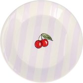 Dishes & Deco - Ontbijtbord Cerise 20cm - Kleine borden