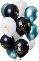 Folat - Ballonnen Jubileum 50 jaar 30 cm - 12 stuks