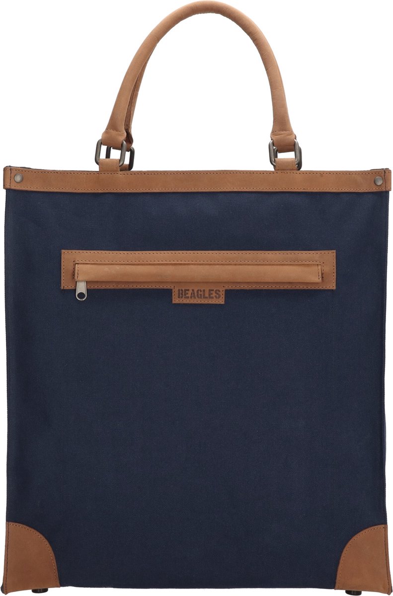 Beagles Shop & Go Boodschappentas - Blauw