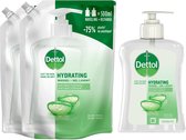 Dettol - Refill Hydrating Aloe Vera 2x500ML - Hydrating Aloe Vera 250ML - Value pack