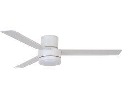 Plafondventilator Lagoon Wit incl. Lamp 132cm
