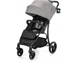 Product: Kinderkraft TRIG2 - Kinderwagen buggy tot 24 kg - Ligfunctie - Grijs, van het merk 