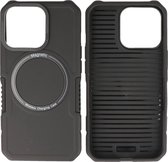 Hoesje Geschikt voor de iPhone 13 Pro - Schokbestendige Telefoonhoesje Geschikt voor MagSafe - Zwart