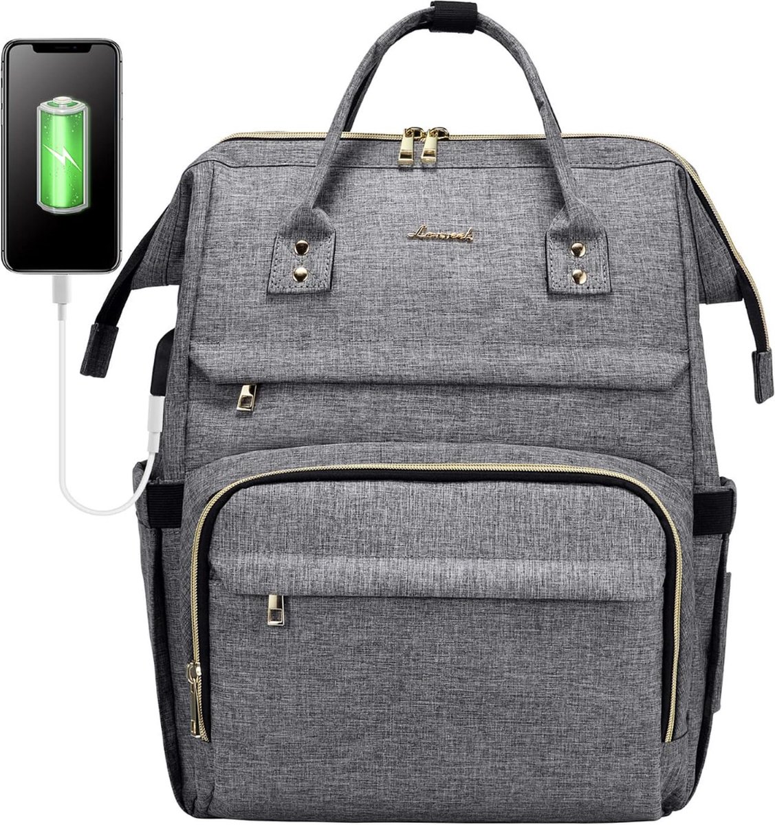 LOVEVOOK Sac à dos, grand sac à dos pour ordinateur portable avec
