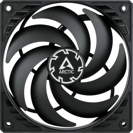ARCTIC P12 Slim PWM PST - Ventilator - 120 mm - 3 stuks - zwart