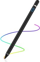 Active Stylus Pen Touch Pen Pencil Oplaadbaar Geschikt Voor Tablets En Telefoons Universeel - Zwart