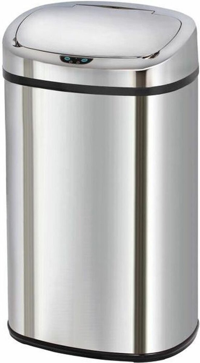 Kitchenmove prullenbak 68 liter met Sensor. Hoogglans Chroom - Automatische klep open. - Kitchen Move