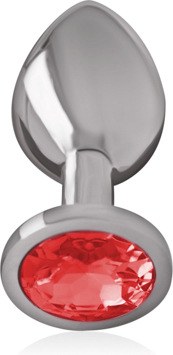 INTENSE ANAL TOYS | Intense - Anal Plug Metal Red Size M